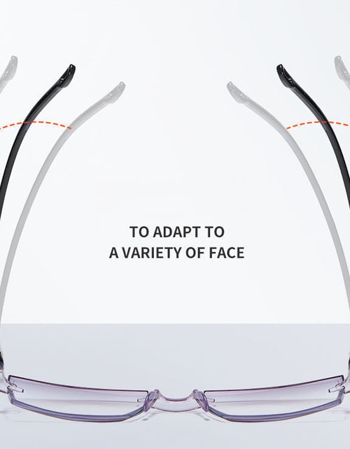 Load image into Gallery viewer, 2PCS Rimless Bifocal Progressive Reading Glasses Men Women Near and Far Anti-blue Light Eyesglasses Vintage Prescription Eyewear
