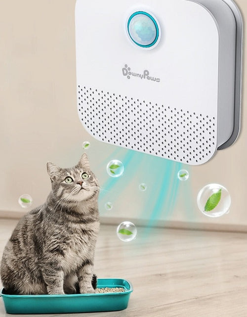 Load image into Gallery viewer, 4000mAh Smart Cat Odor Purifier For Cats Litter Box Deodorizer Dog Toilet Rechargeable Air Cleaner Pets Deodorization
