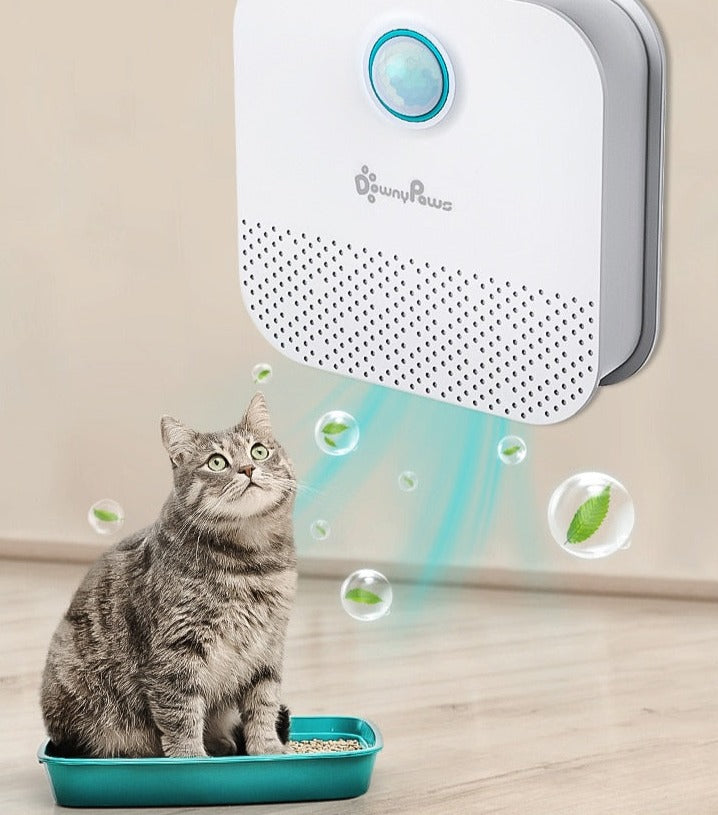 4000mAh Smart Cat Odor Purifier For Cats Litter Box Deodorizer Dog Toilet Rechargeable Air Cleaner Pets Deodorization