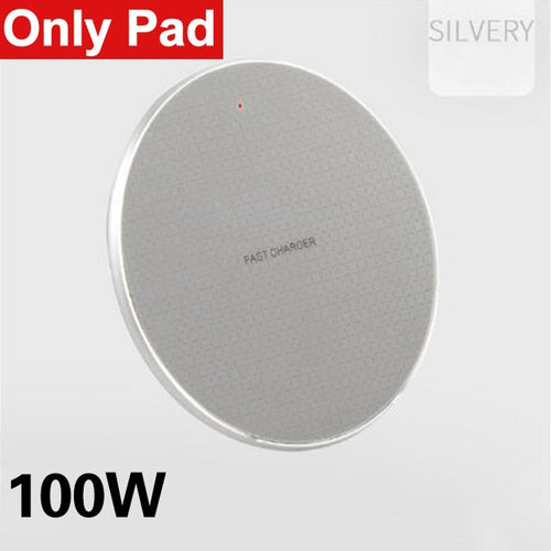 Load image into Gallery viewer, 100W Wireless Charger for iPhone 14 13 12 11 Xs Max X XR Plus Super Fast Charging Pad for Ulefone Doogee Samsung Note 9 Note S21
