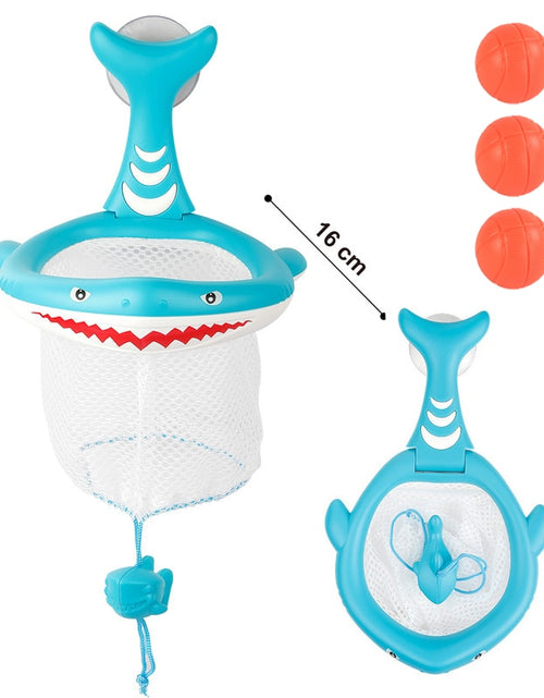 Load image into Gallery viewer, Baby Bath Toy Toddler Boy Water Toys Bathroom Bathtub Shooting Basketball Hoop with 3 Balls Kids Outdoor Play Set Cute Whale
