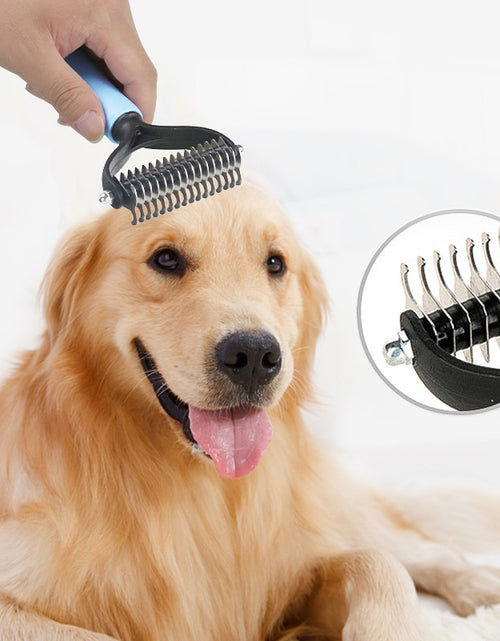 Load image into Gallery viewer, Dog Brush Pet Dog Hair Remover Cat Comb Grooming And Care Brush For matted Long Hair and Short Hair Curly Dog Supplies Pet Items
