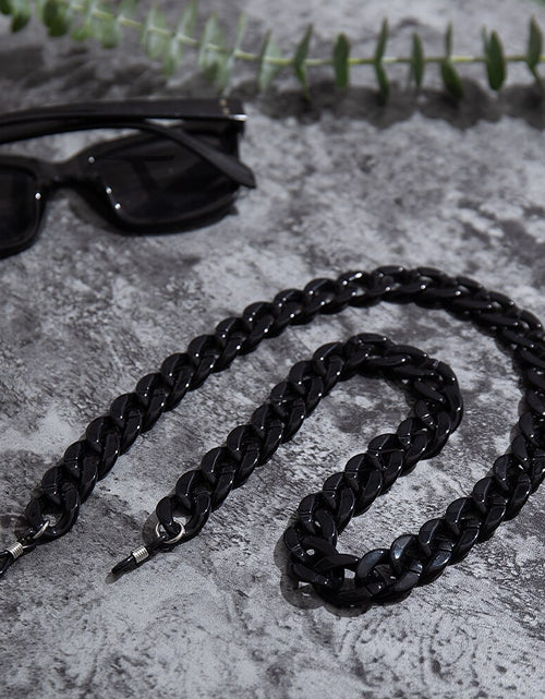 Load image into Gallery viewer, Acrylic Reading Glasses Chain Women Anti Slip Amber Leopard Color Sunglasses Chain Mask Strap Neck Lanyard Accessories
