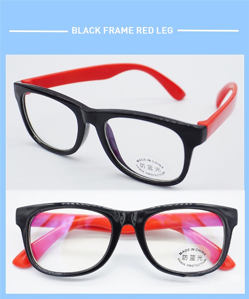 2022 TR90 Round Blue Light Kids Glasses Silicone Flexible Optical Frame Boys Girls Computer Transparent Blocking Eyeglasses