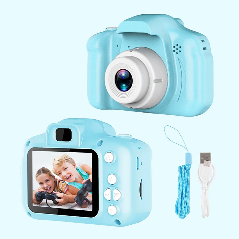 Mini Cartoon Kids Photo Camera 2 Inch HD Screen Children Digital Camera Video Recorder Camcorder Toys For Child Birthday Gift