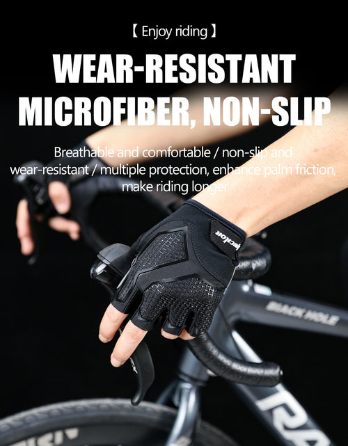 Load image into Gallery viewer, New Half-Finger Men&#39;S And Women&#39;S Cycling Gloves Liquid Silicone Shock-Absorbing Breathable Sports Bike Fitness Gloves
