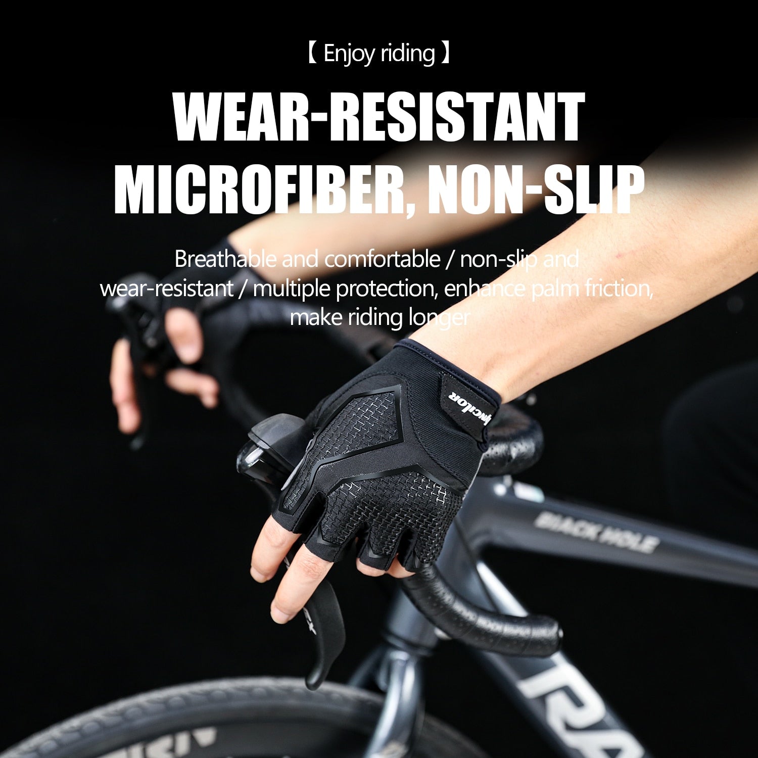 New Half-Finger Men&#39;S And Women&#39;S Cycling Gloves Liquid Silicone Shock-Absorbing Breathable Sports Bike Fitness Gloves