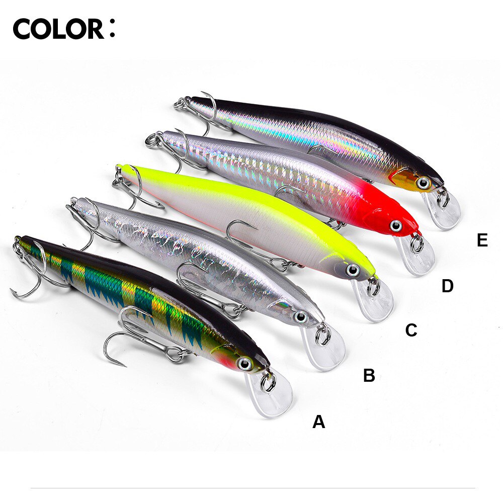 1pcs Fishing Lure Minnow  Artificial Bait 3D Eyes Plastic Wobblers Tackle Pesca Far-casting Magnet System