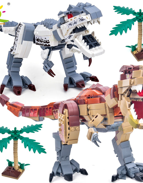 Load image into Gallery viewer, Jurassic Indominus Rex Dinosaur World Model Building Blocks City Triceratops Velociraptor Dino Park Bricks Children Toy
