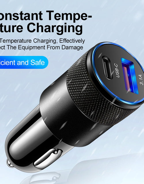 Load image into Gallery viewer, 70W PD Car Charger USB Type C Fast Charging Car Phone Adapter for iPhone 14 13 12 Xiaomi Huawei Samsung S21 S22 Quick Charge
