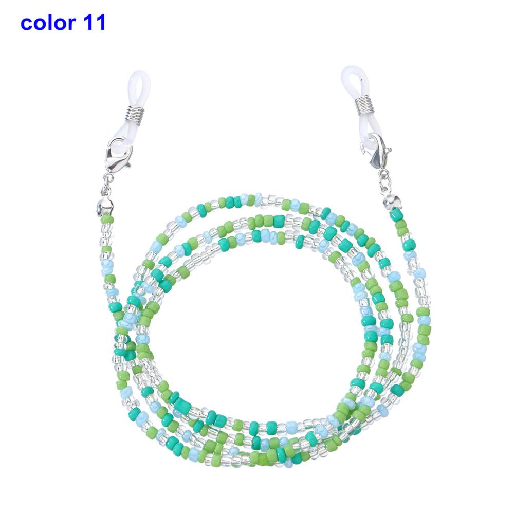 New Anti-Lost Eyeglass Strap Beaded Mask Chain Fashion Reading Glasses Sunglasses Spectacles Holder Neck Cord