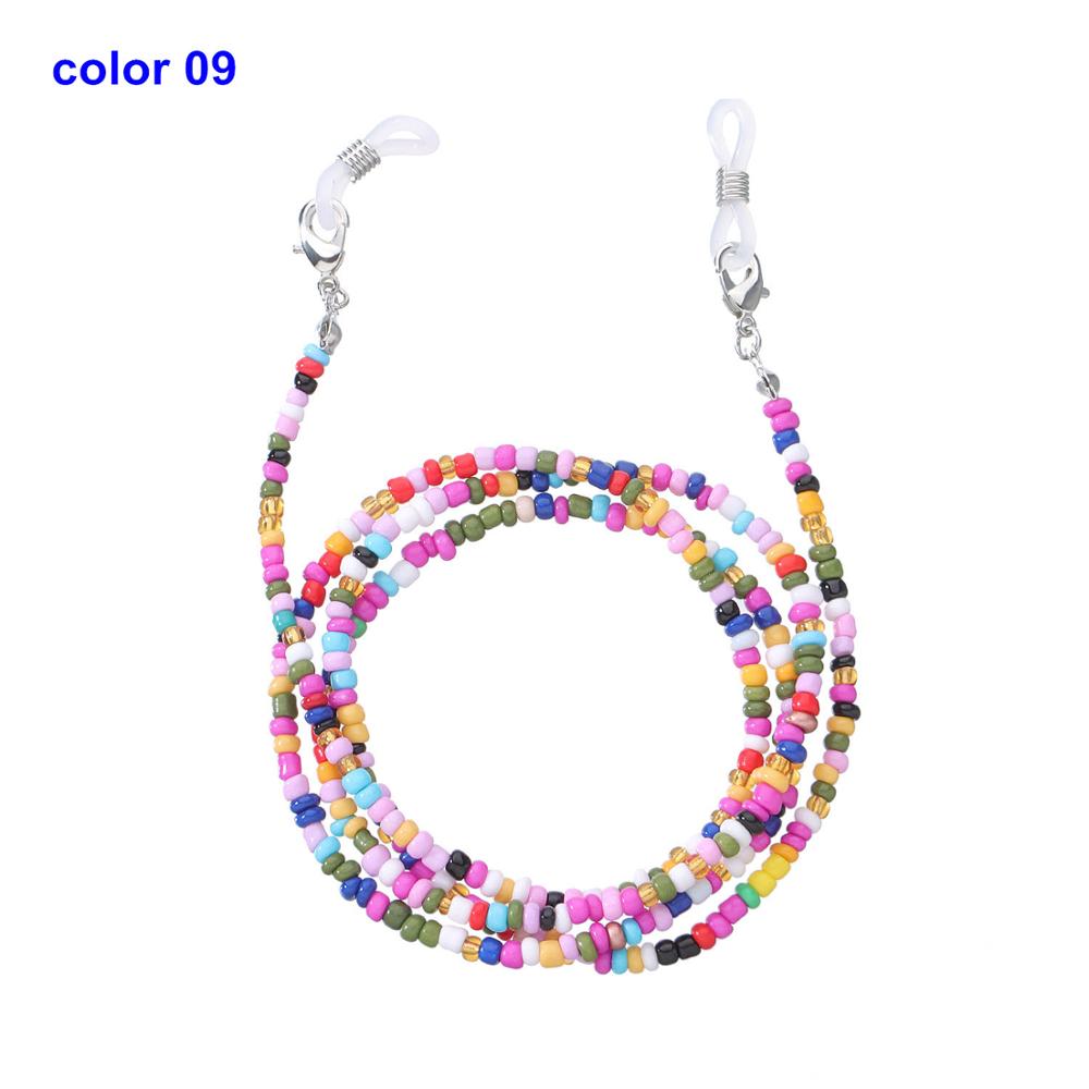 New Anti-Lost Eyeglass Strap Beaded Mask Chain Fashion Reading Glasses Sunglasses Spectacles Holder Neck Cord