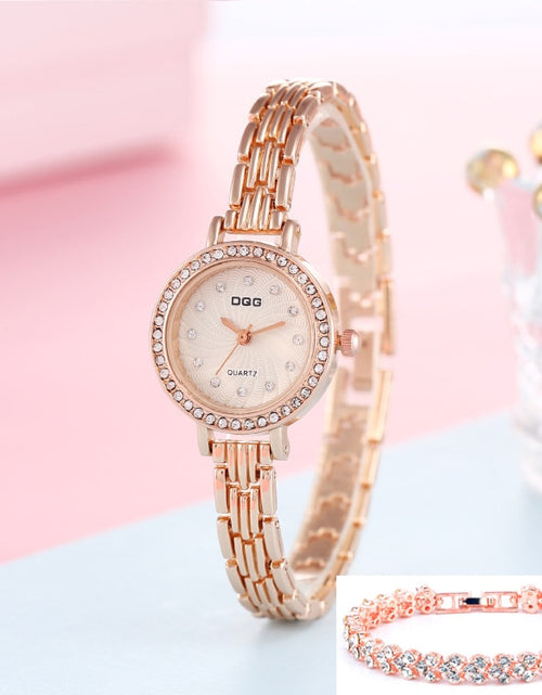 Load image into Gallery viewer, Watch For Women Watches 2022 Best Selling Products Luxury Watch Luxury Brand Reloj Mujer Watch Bracelet Set Diamond Steel Band
