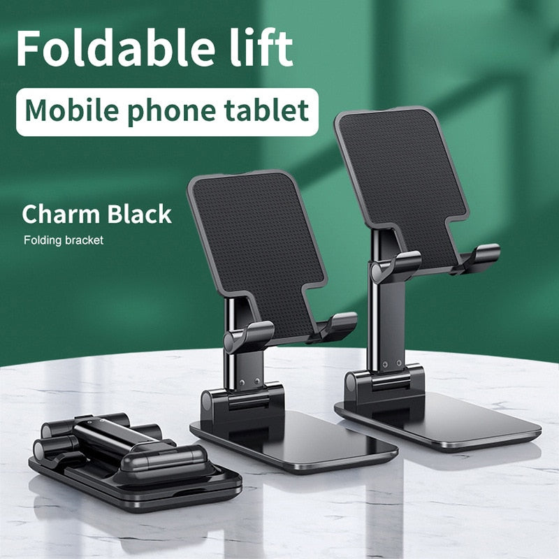 Mobile Phone Stand Desktop Lazy Bedside Universal Universal Support Stand Foldable and Hoisting Multi-Function Telescopic Adjust