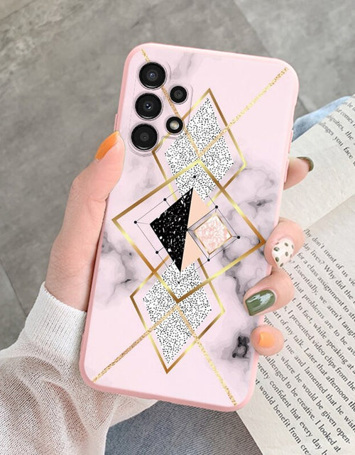 Load image into Gallery viewer, Marble Pattern Phone Case For Samsung Galaxy A13 5G A 13 4G Protective Cover Case Pink Silicone Soft Funda For Samsung A13 Coque
