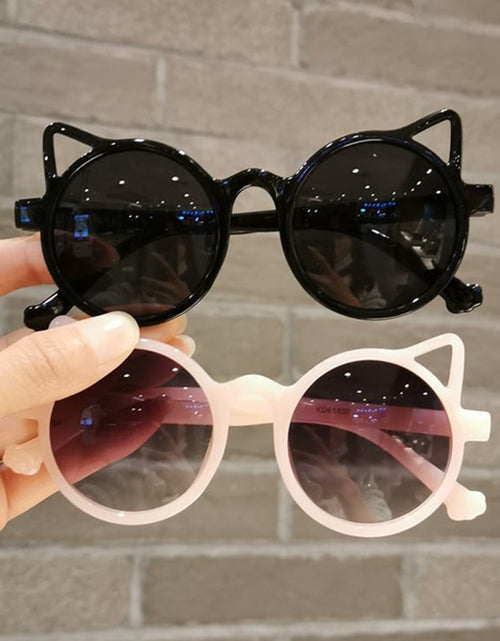 Load image into Gallery viewer, Girls Boys Cute Animal Cartoon Ears Sunglasses Outdoor Sun Protection Children Lovely Vintage Sunglasses Protection Classic Kids
