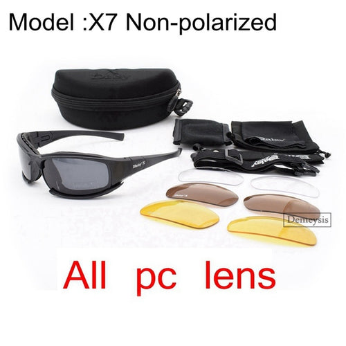 Load image into Gallery viewer, Tactical Polarized Glasses Military Goggles Army Sunglasses with 4 Lens Original Box Men Shooting Hiking Eyewear Gafas
