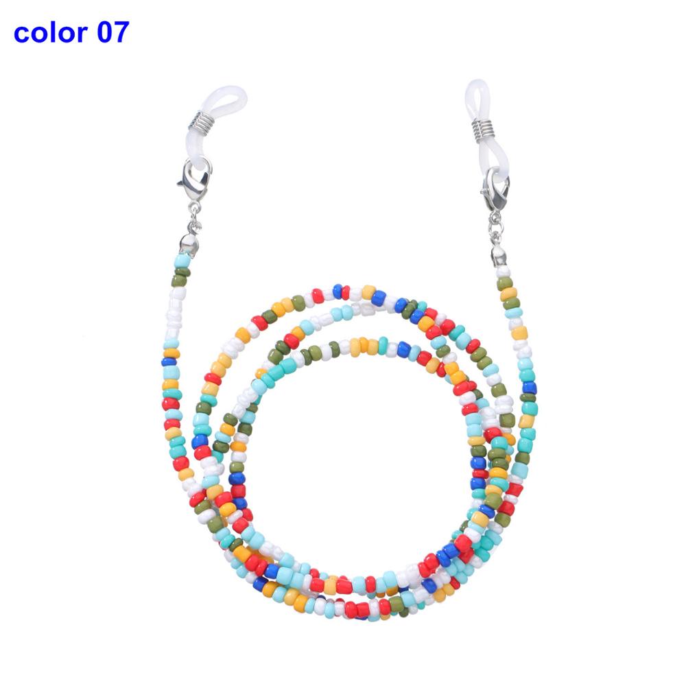 New Anti-Lost Eyeglass Strap Beaded Mask Chain Fashion Reading Glasses Sunglasses Spectacles Holder Neck Cord