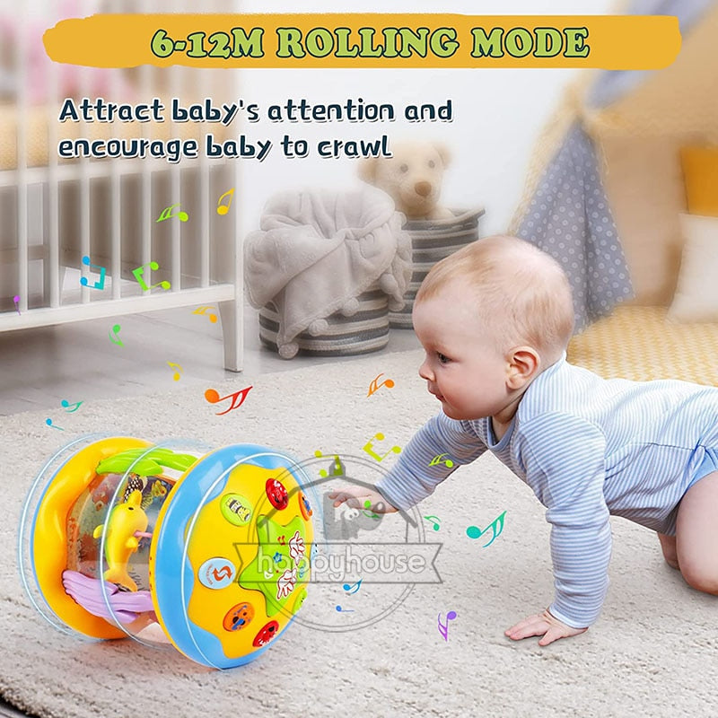 Baby Toys 6 0 12 Months Musical Toy Babies Ocean Rotary Projector Montessori Early Educational Toys with Music Light Kids 1 2 3