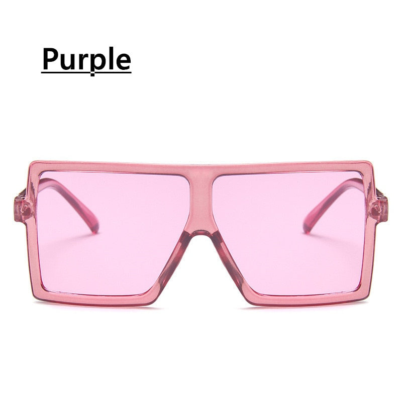 Sunglasses Kids Square Eyeglasses Children Vintage Pink Big Frame Sun Glasses for Girls/Boys Gafas De Sol Mujer