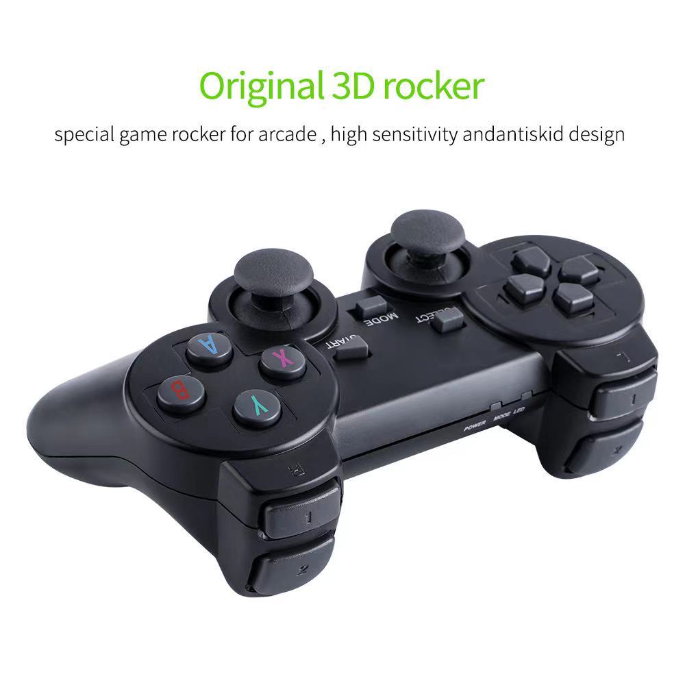 Video Game Console 2.4G Double Wireless Controller Game Stick 4K 10000 games 64GB 32GB Retro games For PS1/GBA boy gift