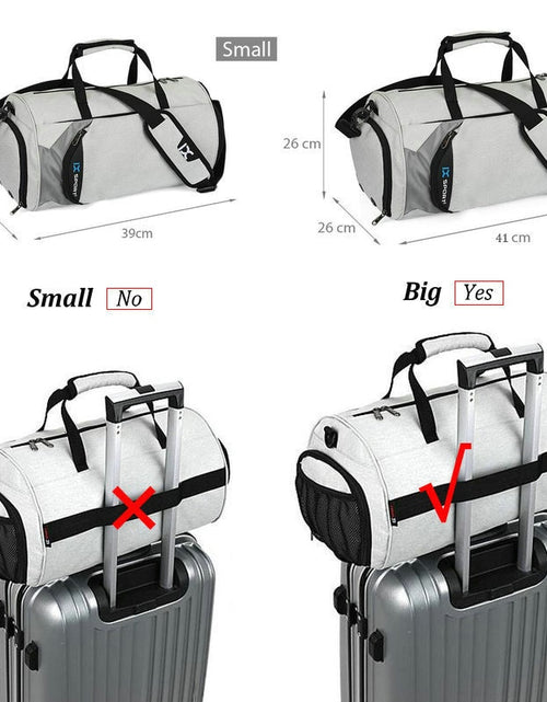 Load image into Gallery viewer, Men Gym Bags For Fitness Training Outdoor Travel Sport Bag Multifunction Dry Wet Separation Bags Sac De Sport
