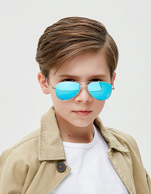 Load image into Gallery viewer, Retro Luxury Kids Sunglasses UV400 Eye Protection Children Outdoor Riding Sun Glasses Shades for Boys Girls
