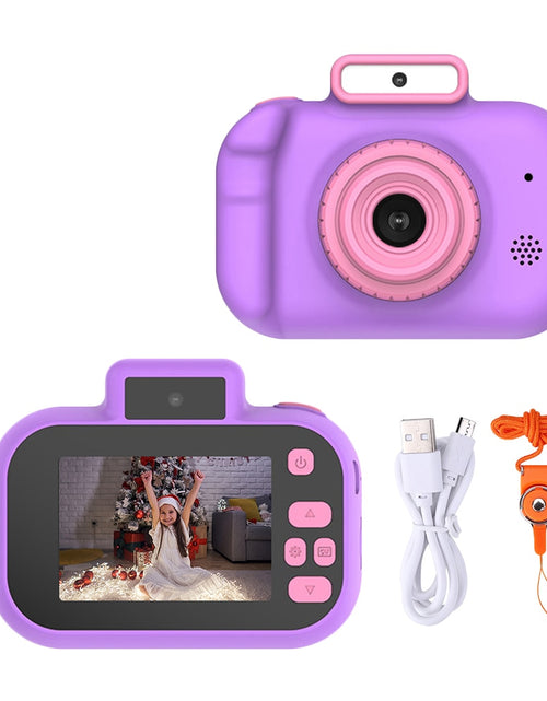 Load image into Gallery viewer, High-definition 4000W Front Rear Dual-camera 2 Inch HD IPS Screen Digital Kids Camera USB Charging with Lanyard Children&#39;s toys
