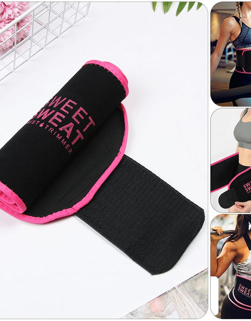 Load image into Gallery viewer, New Safe Accessories Breathable Band Wrap Corset Belt Sweat Waist Trainer Slimming Waist Belt Waist Trimmer Belt
