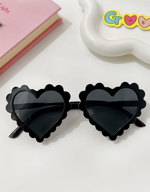 Load image into Gallery viewer, 2023 New Kids Cartoon Heart Sunflower Fruit Rabbit Ears Sunglasses Girls Boy Children Outdoor Round Polarized UV400 Sun Glasses
