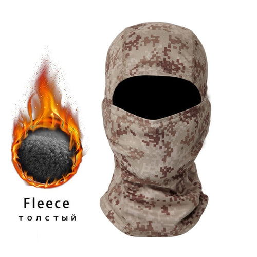 Load image into Gallery viewer, Winter Fleece Tactical Military Balaclava Outdoor Hunting Cycling Hiking Skiing Scarf Snowboard Face Mask Windproof Men Women
