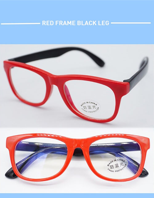 Load image into Gallery viewer, 2022 TR90 Round Blue Light Kids Glasses Silicone Flexible Optical Frame Boys Girls Computer Transparent Blocking Eyeglasses
