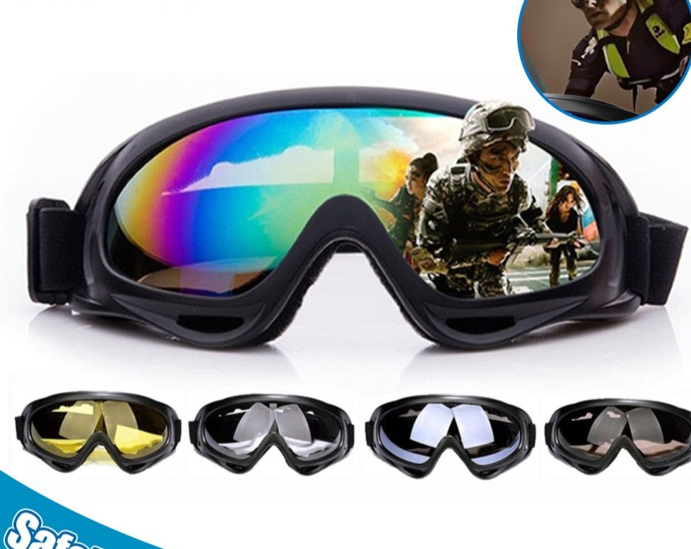 1 Pcs Winter Skiing Glasses Goggles Outdoor Sports CS Glasses Ski Goggles UV400 Dustproof Moto Cycling