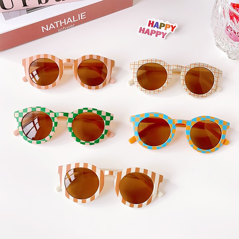 2023 Kids Personality Classic Outdoor Sun Protection Sunglasses Boys Girls Colors Protect Eyes Baby UV400 Sunglasses Children