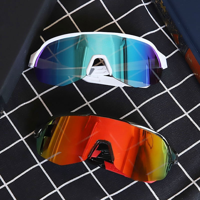 Outdoor Cycling Sports Coating Color-changing Colorful Glasses UV400 Mountain Biking Goggles Men&#39;s and Women&#39;s Sunglasses