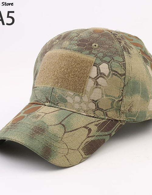 Load image into Gallery viewer, Military Baseball Caps Camouflage Tactical Army Soldier Combat Paintball Adjustable Summer Snapback Sun Hats Men Women
