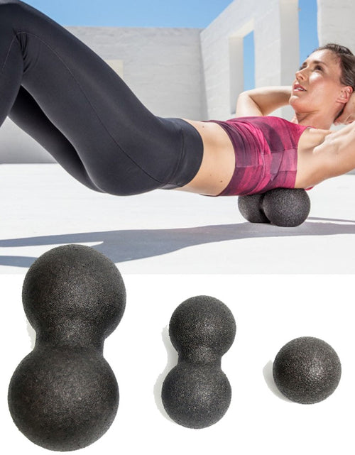 Load image into Gallery viewer, Yoga Equipment Women Yoga Foam Block Roller Peanut Ball Set Block Peanut Massage Roller Ball Therapy Relax Exercise Fitness
