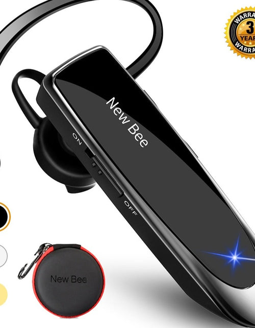 Load image into Gallery viewer, New Bee Bluetooth Headset V5.0 Wireless Earphones Headphones with Mic 24Hrs Earbuds Earpiece Mini Handsfree for iPhone xiaomi
