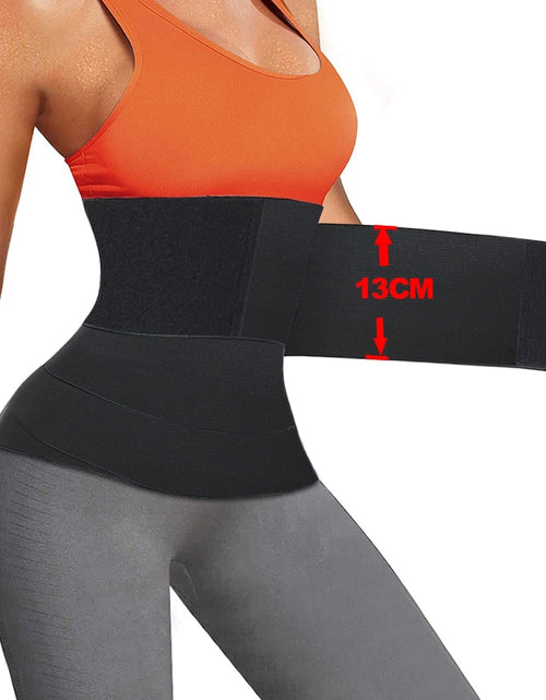 Load image into Gallery viewer, 13CM Bandage Wrap Snatch Me Up Waist Trainer Premium Waist Trimmer Back Support Body Shaper Tummy Cincher Compression Band Fajas
