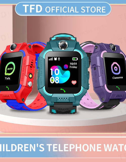 Load image into Gallery viewer, Kids Smart Watch Sim Card SOS Call Phone Smartwatch For Children Photo Waterproof Camera Location Tracker Gift For Boys and Girl
