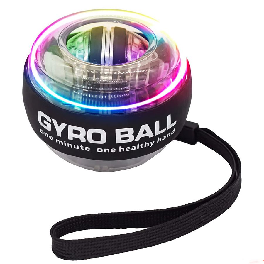 LED Gyroball Wrist Power Hand Ball Self-starting Gyro ball 2000kg Powerball Arm Hand Muscle Force Trainer  Exercise Strengthener