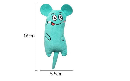 Load image into Gallery viewer, Cute Cat Toys Funny Interactive Plush Cat Toy Mini Teeth Grinding Catnip Toys Kitten Chewing Squeaky Toy Pets Accessories
