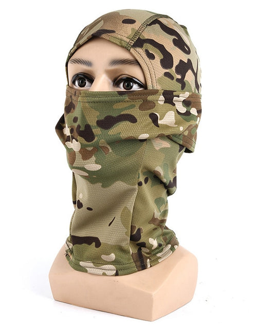 Load image into Gallery viewer, Tactical Camouflage Balaclava Full Face Mask Wargame CP Military Hat Hunting Bicycle Cycling Army Multicam Bandana Neck Gaiter
