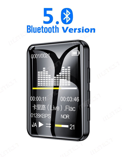 Load image into Gallery viewer, 2023 New MP3 Player Bluetooth 5.0 Full Screen Walkman Portable Sport Music Player Mp4 Video Player FM/E-book/Recorder Mp3 плееры
