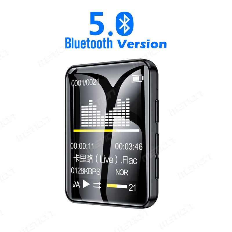 2023 New MP3 Player Bluetooth 5.0 Full Screen Walkman Portable Sport Music Player Mp4 Video Player FM/E-book/Recorder Mp3 плееры