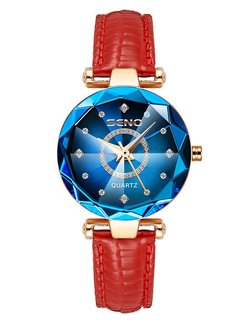 Load image into Gallery viewer, Steel Band Women&#39;s Watch Fashion Crystal Ladies Quartz Relogio Feminino Female Montre Reloj Mujer Zegarek Damski
