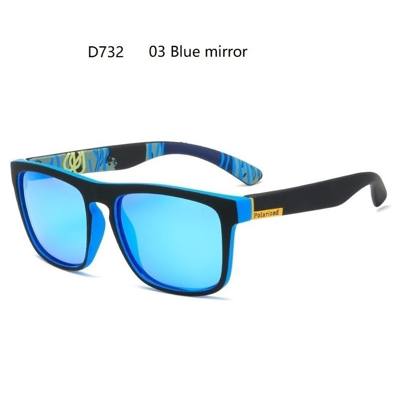 Square Vintage Polarized Sunglasses Men Women Retro Driving Fishing Luxury Brand Designer Sun Glasses UV400 Eyewear