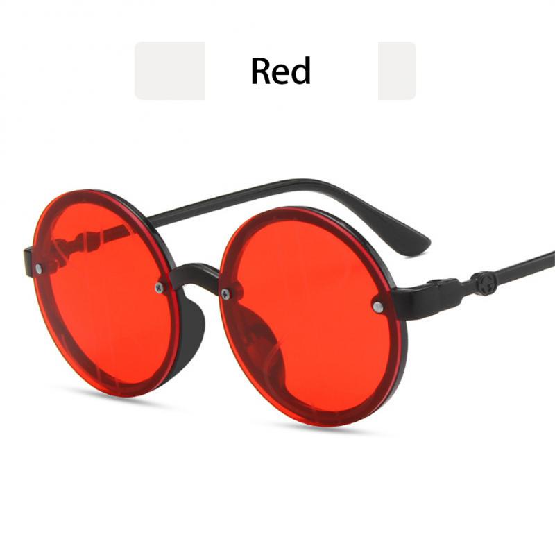 2023 Fashion Heart-Shape Sunglasses For Kids Retro Cute Pink Cartoon Sun Glasses Frame Girls Boys Baby Children Eyewear Goggles