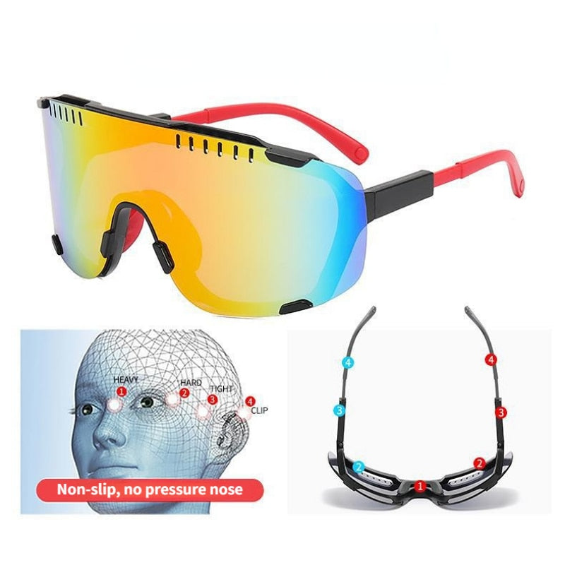 Cycling Sunglasses Bike Eyewear Men Sports Bicycle Goggles Outdoor UV400 Women Cycling Glasses MTB Photochromic Sunglasses