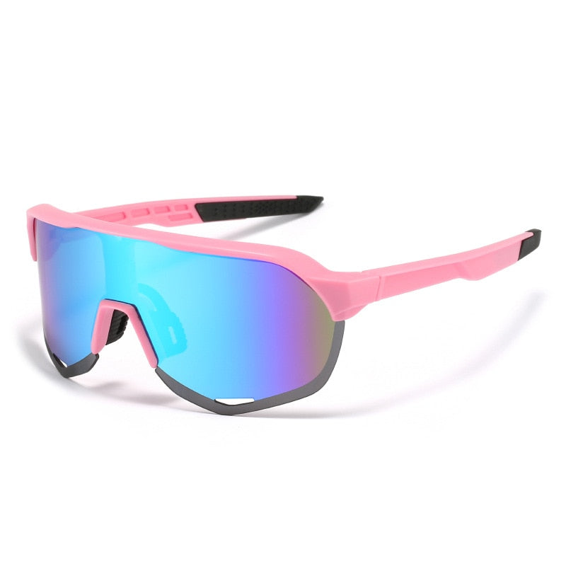 Outdoor Cycling Sports Coating Color-changing Colorful Glasses UV400 Mountain Biking Goggles Men&#39;s and Women&#39;s Sunglasses